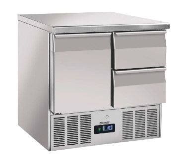 Kylbänk - 2 lådor - 1 lucka - GN 1/1