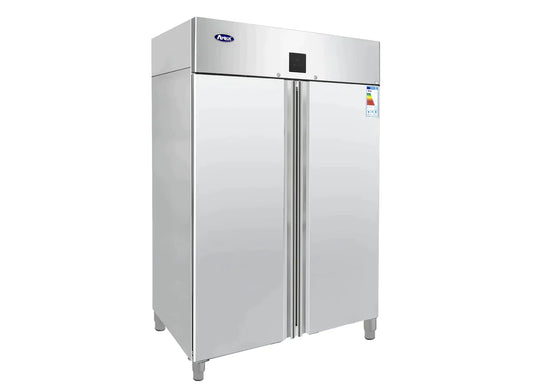Frysskåp - dobbel - rostfritt stål - GN 2/1 - 1240 liter