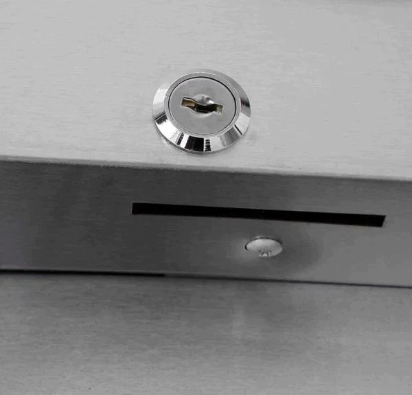 Industrifrys - Glasdörr - Rostfritt stål - 280 liter